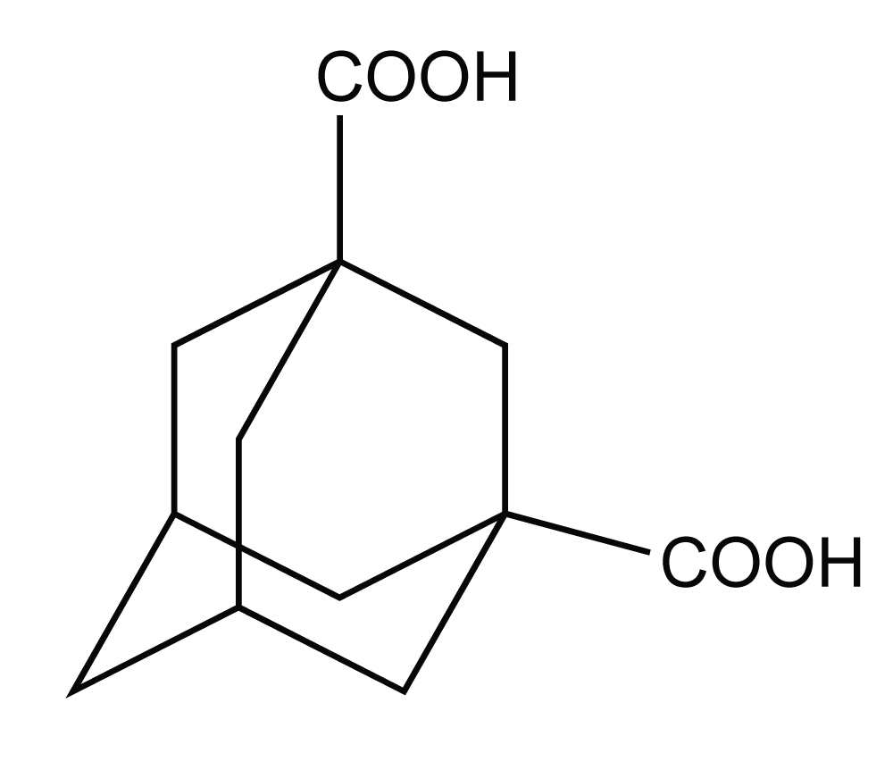 scheme:Tricyclo[3,3,1,1(3,7)]decane-1,3-diacarboxylic acid