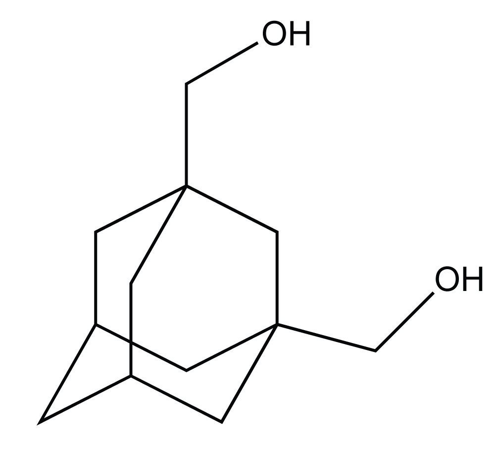 scheme:Tricyclo[3,3,1,1(3,7)]decane-1,3-dimethanol