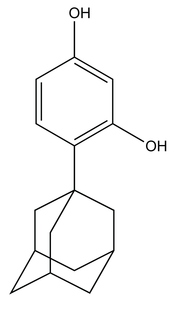 scheme:4-(1-Tricyclo[3,3,1,1(3,7)]decyl-1,3-dihydroxybenzene 