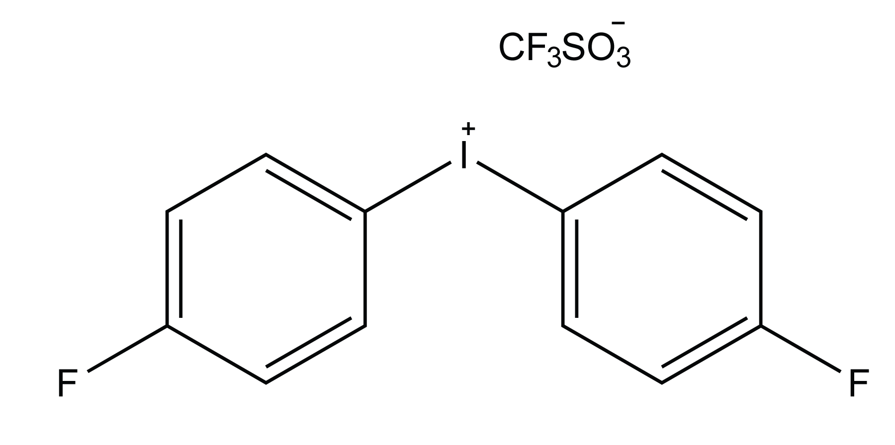scheme:Bis(4-fluorophenyl)iodonium trifluoromethanesulfonate